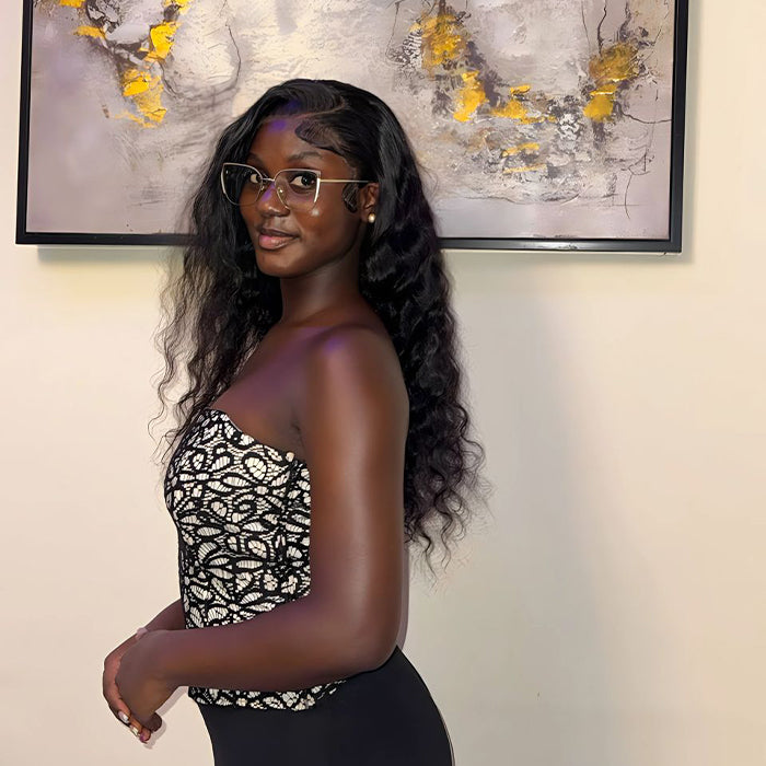 Real Show | Loose Deep Wig | Frontal/Closure Transparent Lace Glueless (16-32'')