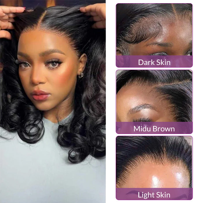 2Wigs=₵1399 | 16'' Body Wave Wig+10'' Brown/Black Bob Wig
