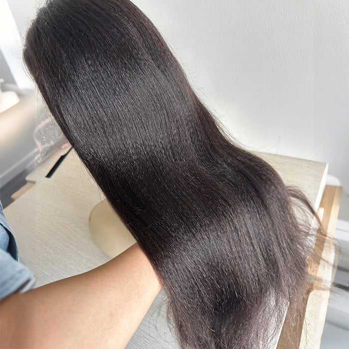 Real Review | Glueless Closure 4×4 Lace | ''Yaki Straight Wig(20''-26'')