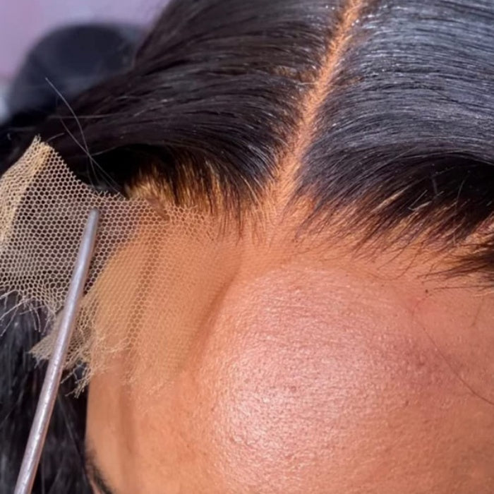 Jerry Curl 2x6 5x5 Lace Closure Glueless Wig Human Hair Wigs Pre Plucked