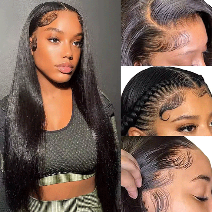 Buy 1 Get 1 Free | Straight Wig+Free Pixie Curly Wig | Frontal/ Closure Wig