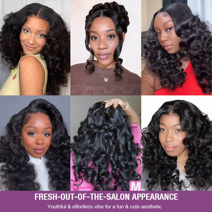 Pull Go Pre-Everything Bouncy Egg Curls Glueless Drawstring Wig