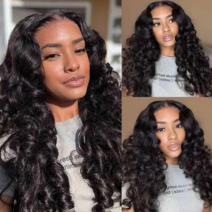Pull Go Pre-Everything Bouncy Egg Curls Glueless Drawstring Wig